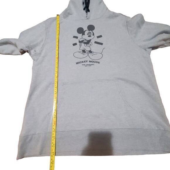 Disney x NEFF Collab Vintage Style Mickey Mouse Grey Hoodie Size XL Sweatshirt - Picture 7 of 12